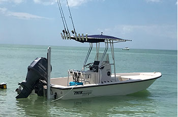 rent a deck boat pine island